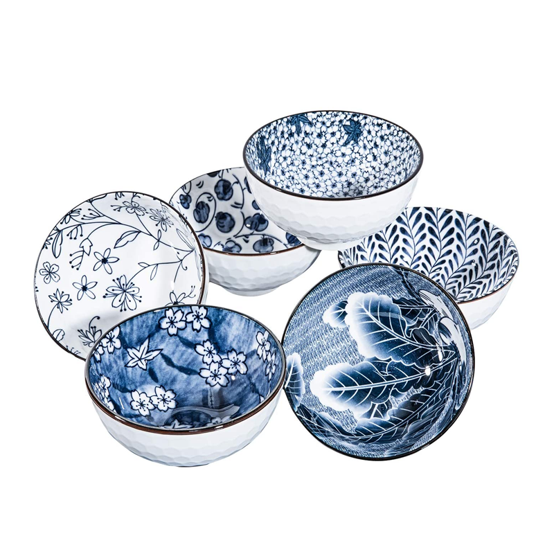 Set of 6 Ceramic Bowls
